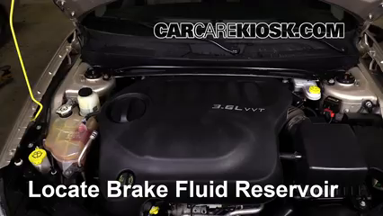 2013 Chrysler 200 Limited 3.6L V6 FlexFuel Sedan Brake Fluid Check Fluid Level